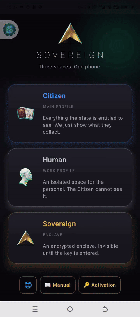 Sovereign app in motion